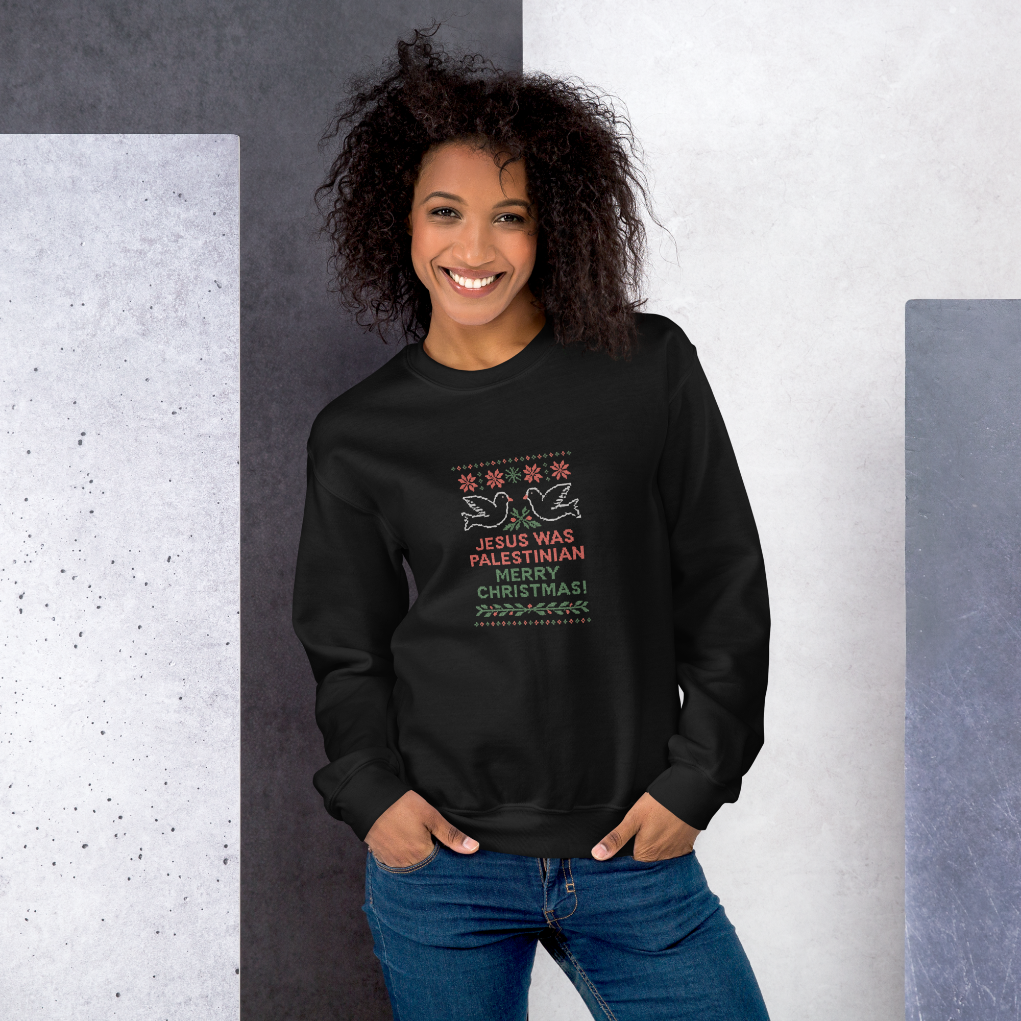 Jesus Was Palestinian Unisex Christmas Jumper