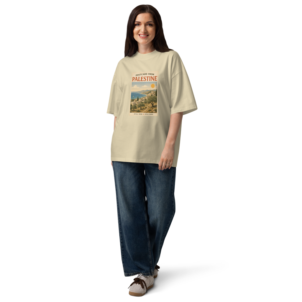 Postcard Oversized Unisex Tee